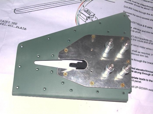 bottom view of access plate