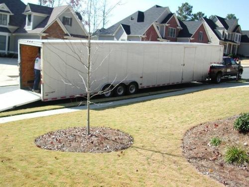 Tony Partain shipping truck