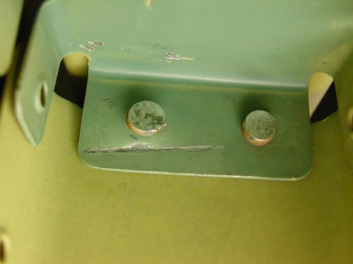 bucking bar slipped off shop head