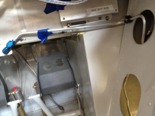 this line shown hanging freely