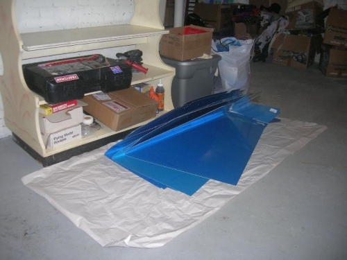 skinns in their temporary home