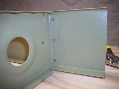 Just before the skin goes on.