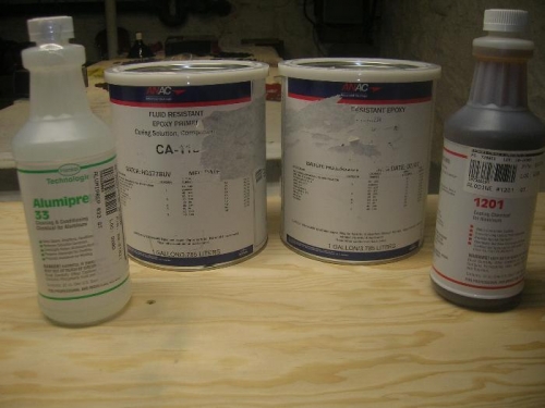 Alumiprep, primer, and alodine