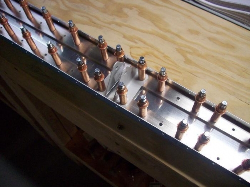 HS-412PP and HS-413PP cleco'd then drilled #30