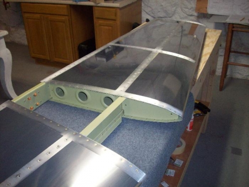 Blue plastic removed.  I may prime where I scuffed.