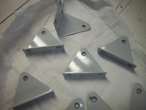 Holes primed with self etching primer...I used a Q-tip for this.