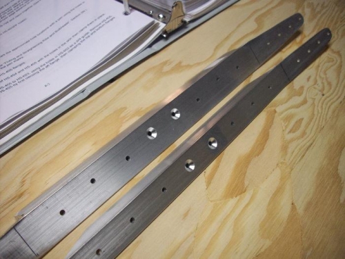 Countersunk HS-810-1 and HS-814-1 per the plans.