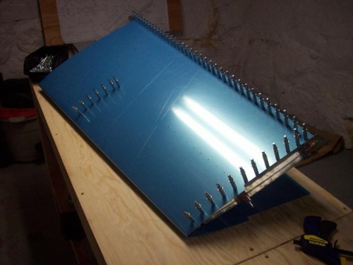 Finally beginning to look like airplane parts.