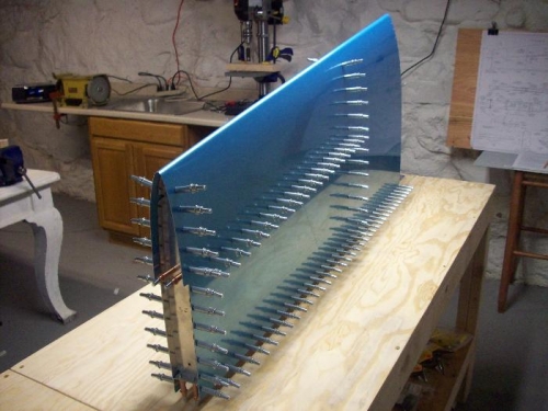 I'm happy with the way it looks, even though it's just cleco'd in place.