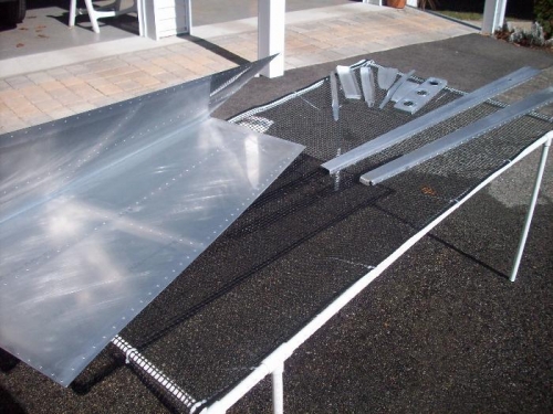 Last shot of the HS parts prior to Alodine.