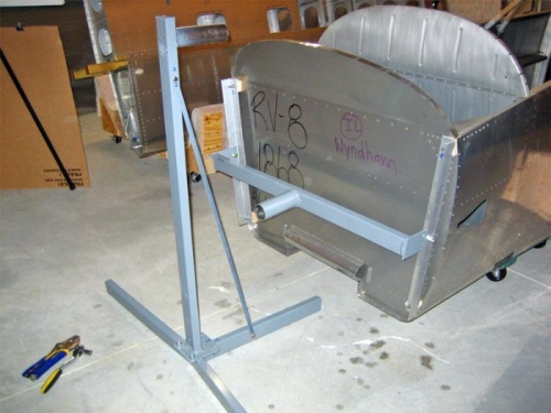 Jeff Bordelon fuselage stand -- a nicely-engineered product.