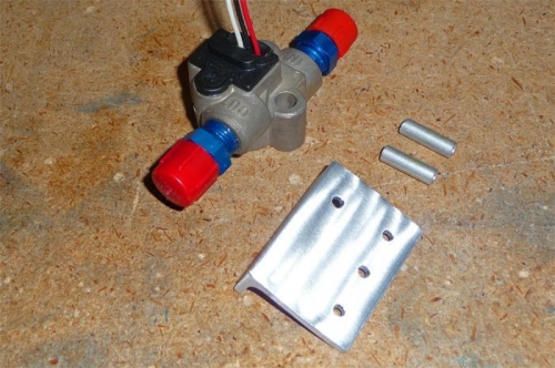FloScan transducer, mounting attach angle, and screw bushings.