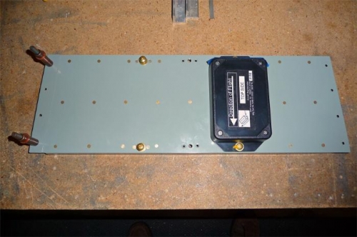 Aluminum nutplates and brass screws on the left are ready to mount the second magnetometer.
