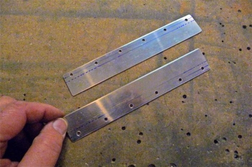 These shims will take up the slack under the pedals and provide wear protection.