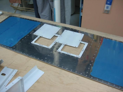 F-771 skin with access panels