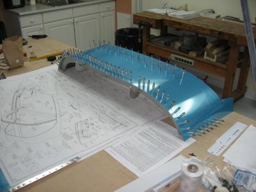 Canopy forward frame and skin preparation