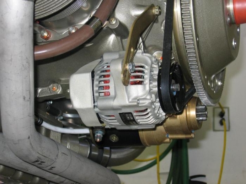 B and C Specialty L-40 alternator installed