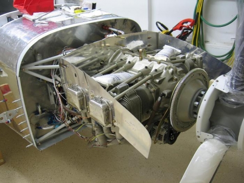 Engine baffles fitted