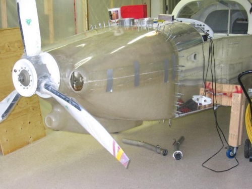 Lower cowling fitted