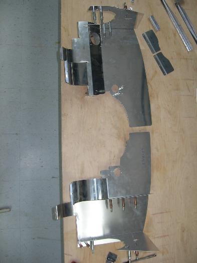 Engine rear baffles and aft side baffles