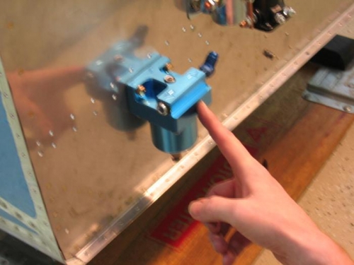 Gascolator installation