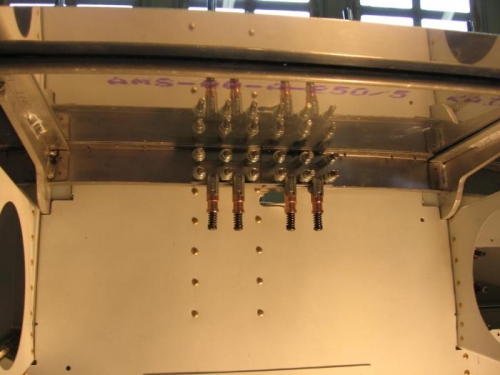 Forward canopy C channel splice plate drilled