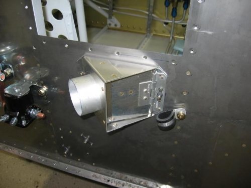 Cabin heat valve installation