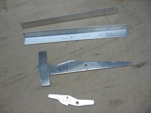 C-712, C-607 and C-609 canopy side latch components