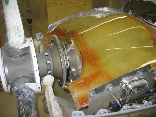 Engine cooling plenum fitted