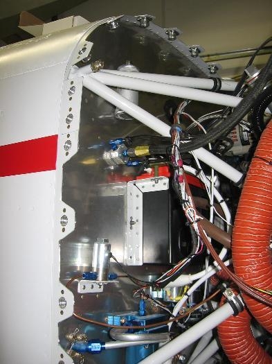 Engine left lower view