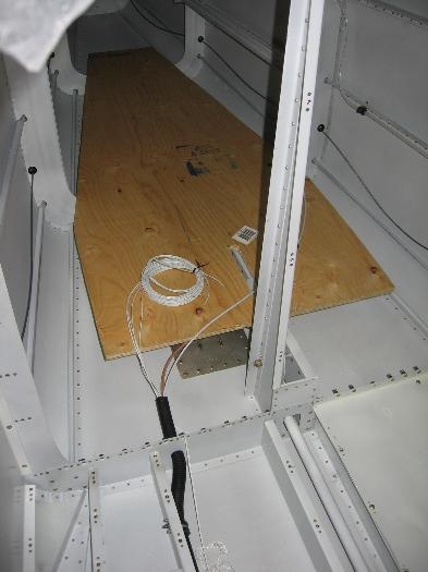 Wiring for the tail navigation and strobe lights