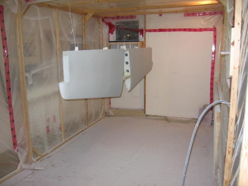 Applied primer to horizontal stabilizer