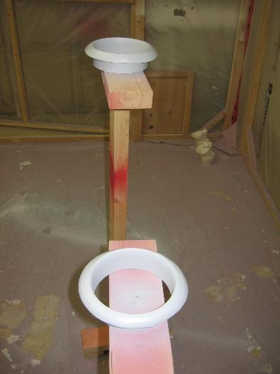 Cooling air inlet rings primed