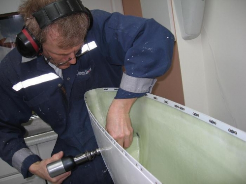 Installation of all anchor nuts