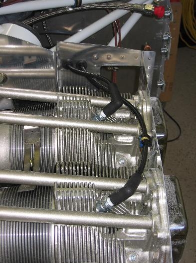 Cylinders 2 and 4 upper iginition leads fabricated