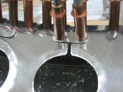 F-7128 reinforcement brace clasps match drilled