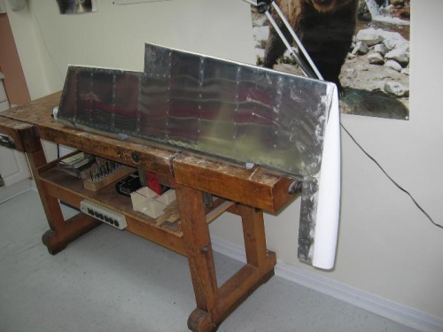 Elevators sanded and micro applied