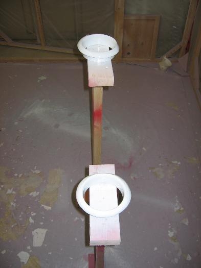 Engine cooling air intake rings painted