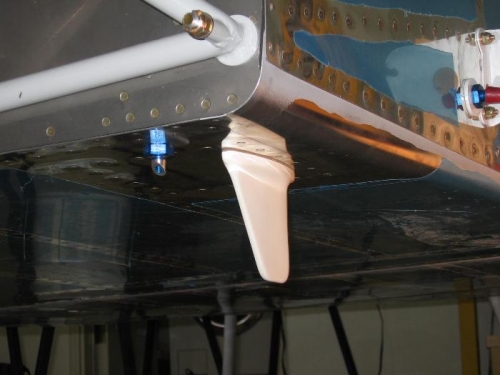 Transponder antenna installed