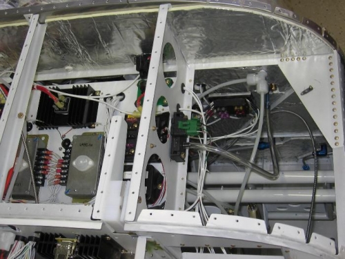 Fire wall blanket installed