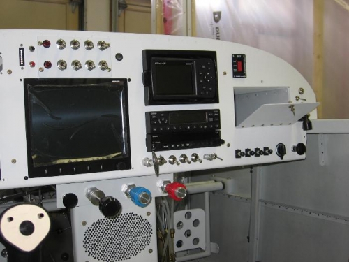 Park brake and cabin heat control cables reinstalled