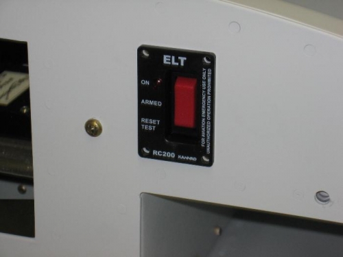 ELT remote control panel fitted
