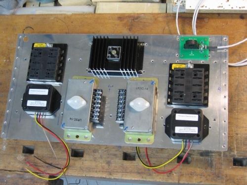 Electrical system component mount fabricated