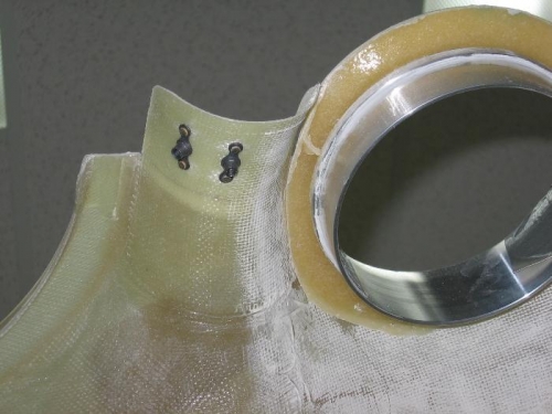 Cowling forward flange drilled and nut plates installed