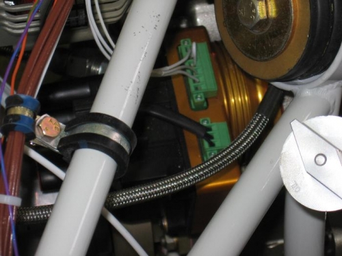 Right P-Mag wiring completed