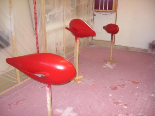 Wheel fairings painted