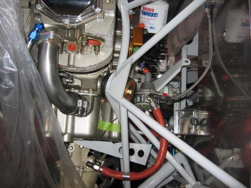 Right aft engine fuel and electrical components