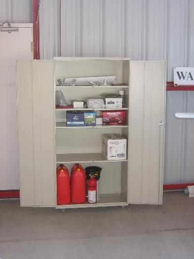 Storage cabinet acquired and wheels installed