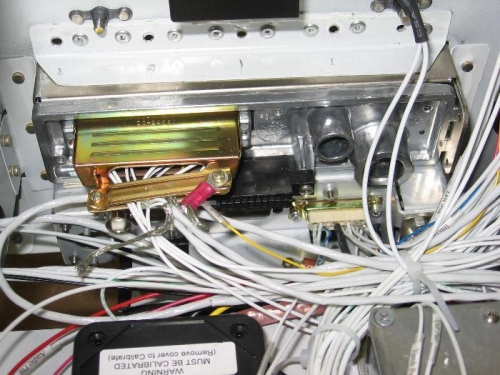 Garmin GTX-330 Transponder back shell installed