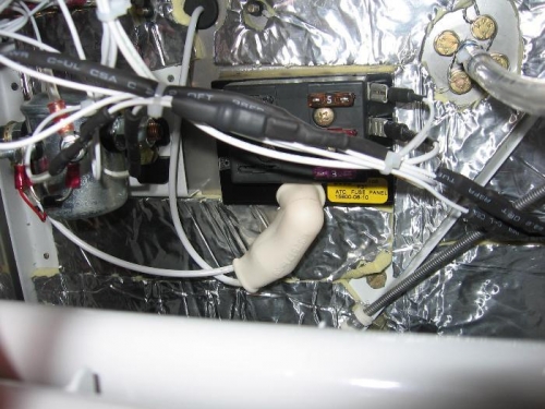 Ignition wiring heat shrink completed and wires secured